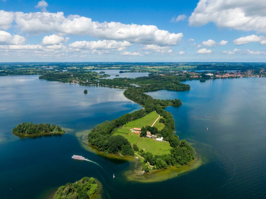 Princes Island or Prinzeninsel near city of Ploen