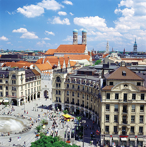 Карлова площадь (Karlsplatz) в Мюнхене